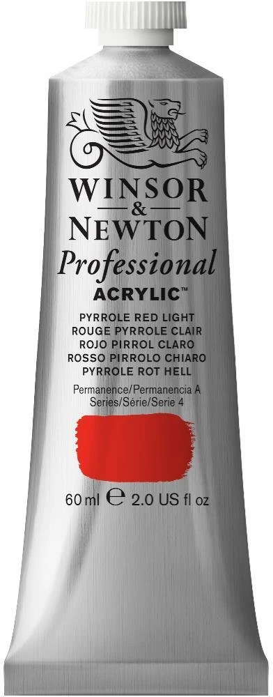 Winsor & Newton Professional akriliniai dažai, 60 ml, raudoni, tūbelė