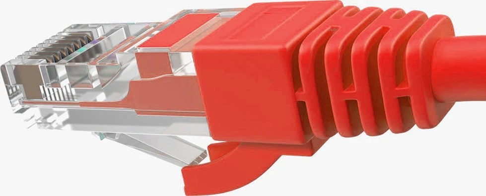 Wirewin INCA Patchkabel ICAT6-02TK RJ45 Cat6 UTP Rot 2,0m mažmeninė prekyba