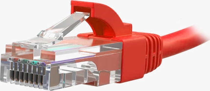 Wirewin INCA Patchkabel ICAT6-02TK RJ45 Cat6 UTP Rot 2,0m mažmeninė prekyba