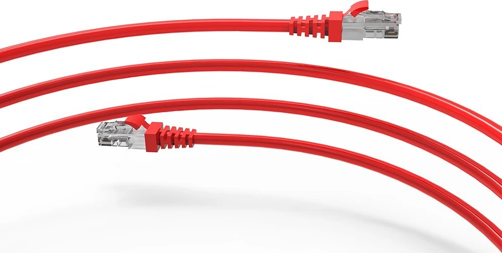 Wirewin INCA Patchkabel ICAT6-02TK RJ45 Cat6 UTP Rot 2,0m mažmeninė prekyba