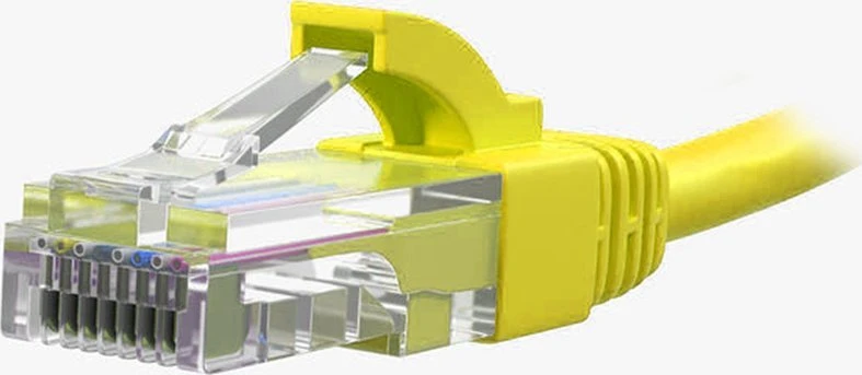 Wirewin INCA Patchkabel ICAT6-05TS RJ45 Cat6 UTP Geltona 5,0m mažmeninė prekyba