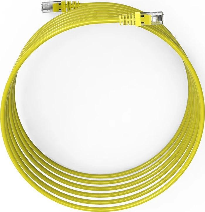 Wirewin INCA Patchkabel ICAT6-05TS RJ45 Cat6 UTP Geltona 5,0m mažmeninė prekyba