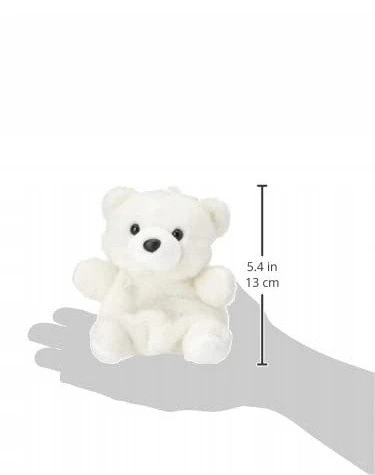 AURORA PALM PALS Pliušinis poliarinis lokys, 12 cm
