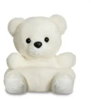 AURORA PALM PALS Pliušinis poliarinis lokys, 12 cm
