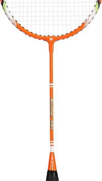 WISH ALUMTEC 330K Rinkinys RAKIET DO BADMINTONA Mėlynas+Oranžinis WISH universalus