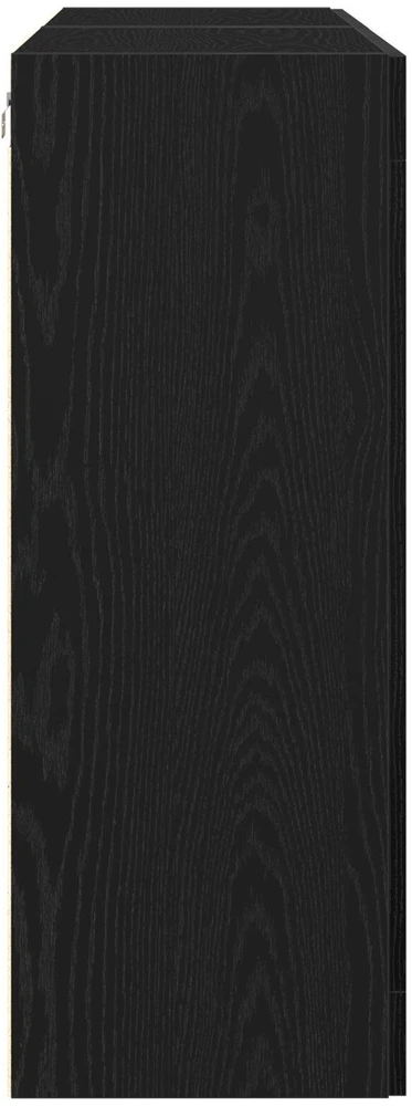 Sieniniai baldai 2 vnt. Juodas ąžuolas 69,5 x 34 x 90 cm