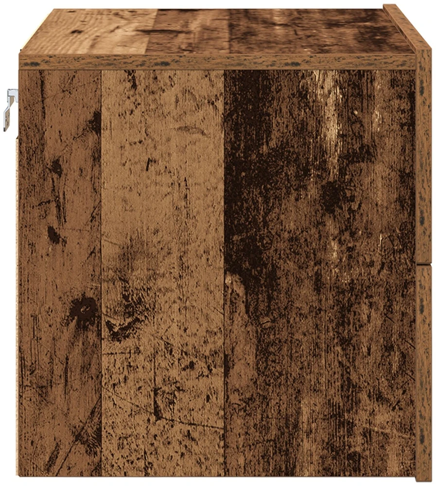 Šalia lovos spintelė 2 vnt. Senas medis 50 x 39 x 41 cm