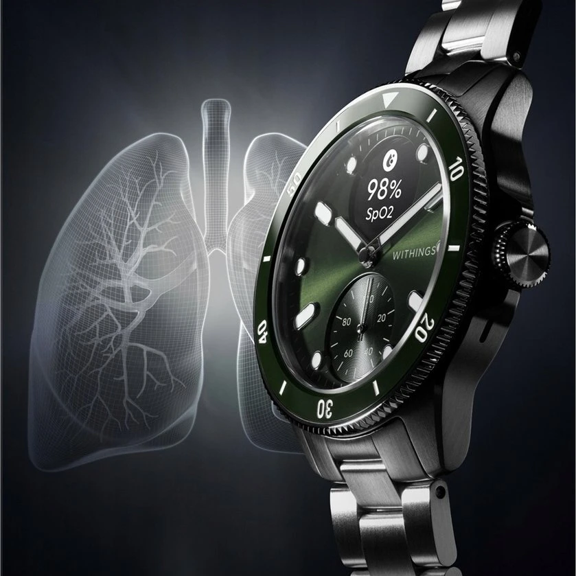 Withings ScanWatch Nova/42mm Žalias Išmanusis laikrodis