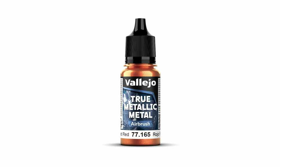 WITTMAX True Metallic Airbrush Forged Raudona 18ml