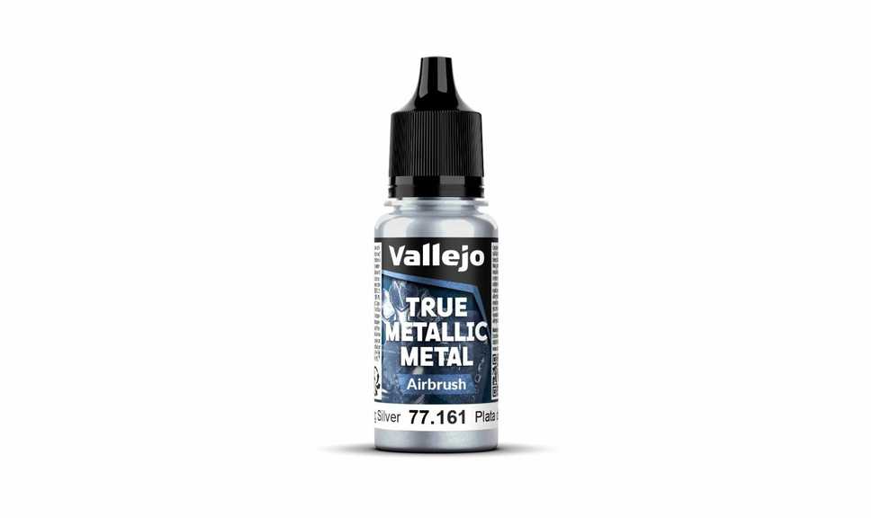 WITTMAX True Metallic Airbrush Sterling Sidabrinis 18ml