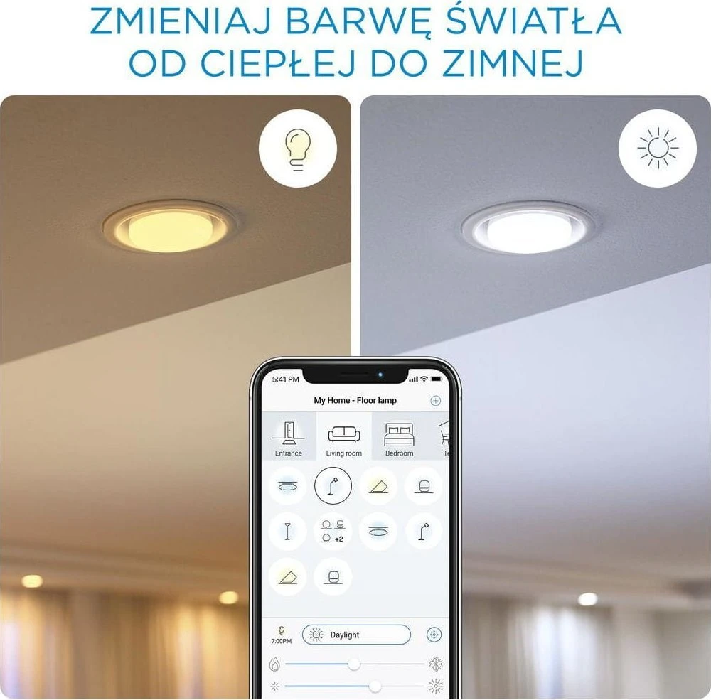 WIZ WI-FI BLE 40W C37 E14 922-65 RGB 1PF/6