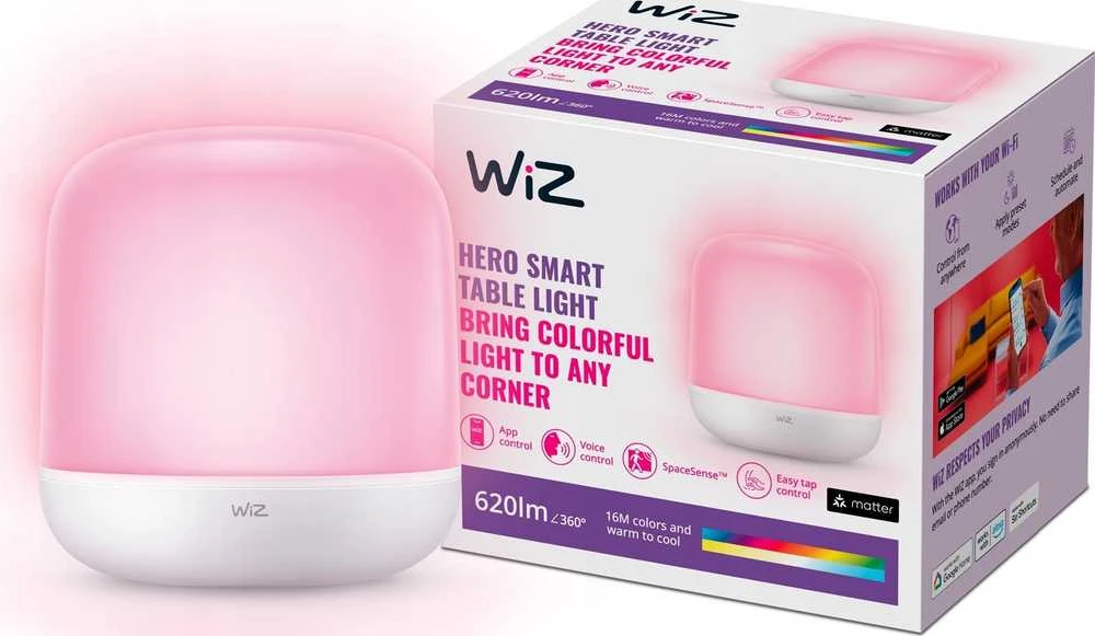 Stalinė lempa WiZ Smart WiFi WiFi Hero, 9 W | 2200–6500 tūkst.