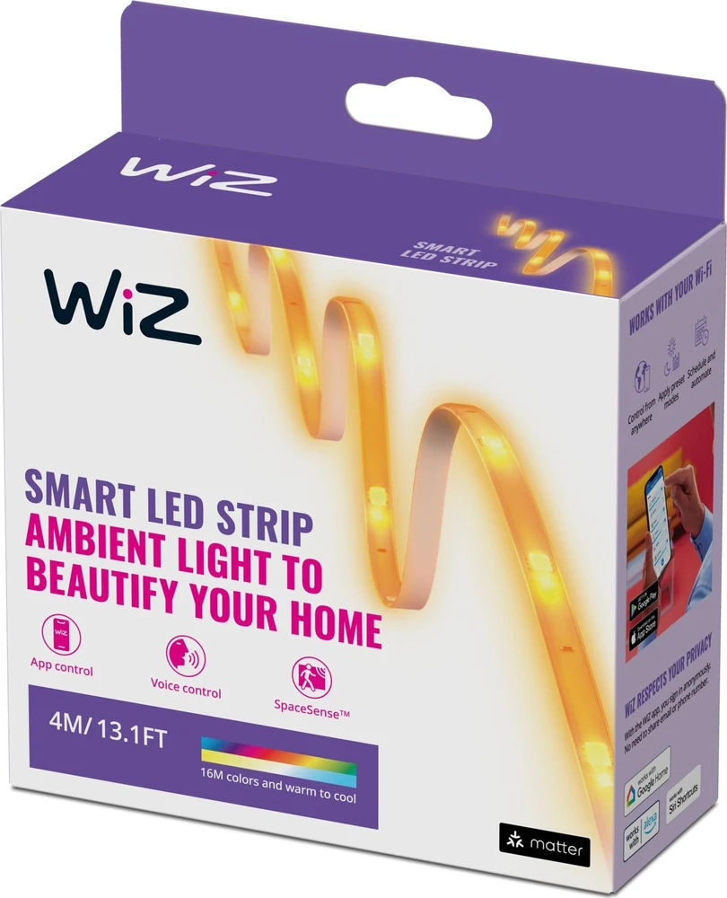 LED juosta Wiz RGB WiFi, 4 m