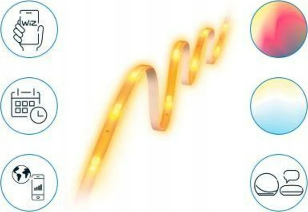 LED juosta Wiz RGB WiFi, 4 m