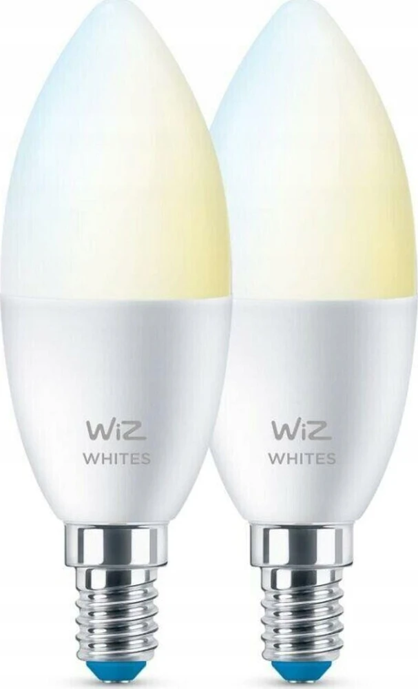 WiZ RGBW LED žvakinė lemputė | 4,9 W | 2700–6500 K | C37 | E14 | 2 vnt.