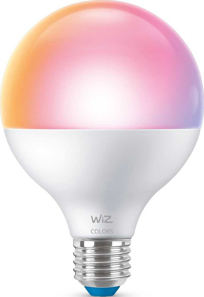 WiZ lemputės sfera | 11W | 2200–6500 K (RGB) | G95 | E27 | 1 vnt.