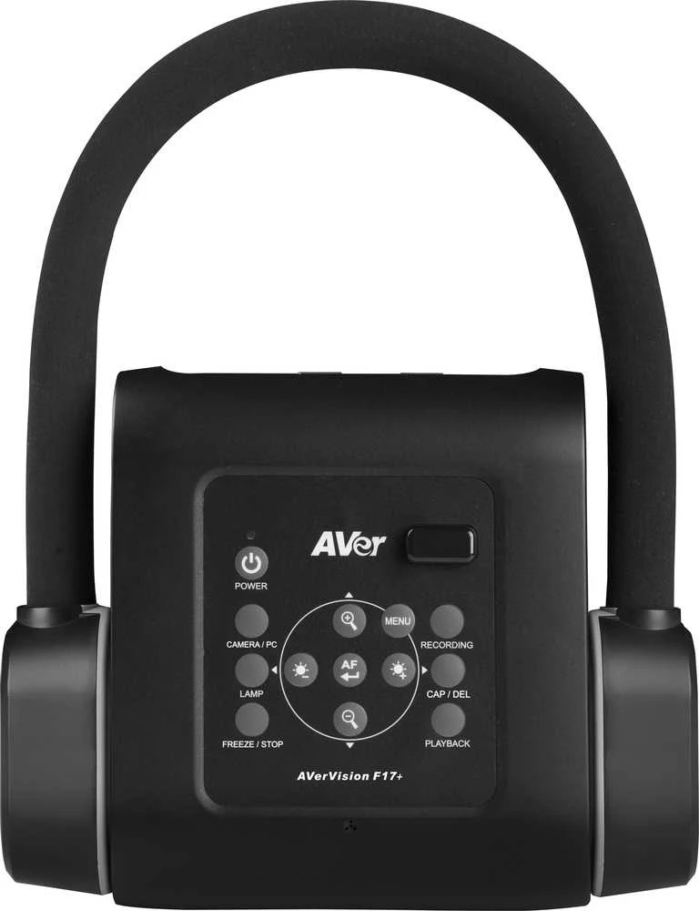 AVV AVer F17+ dokumentų kamera Juoda 25,4 / 3,06 mm (1 / 3.06″) CMOS USB 3.2 Gen 1 (3.1 Gen 1)
