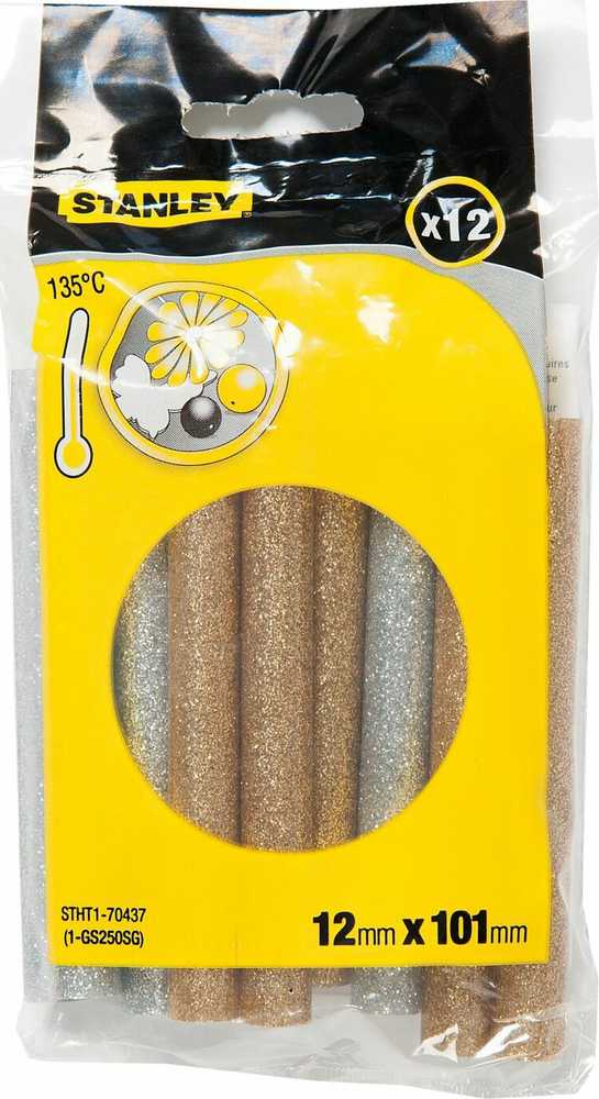 Klijų kasetės Stanley 12 mm x 100 mm spalvų rinkinys 12 STT1-70437