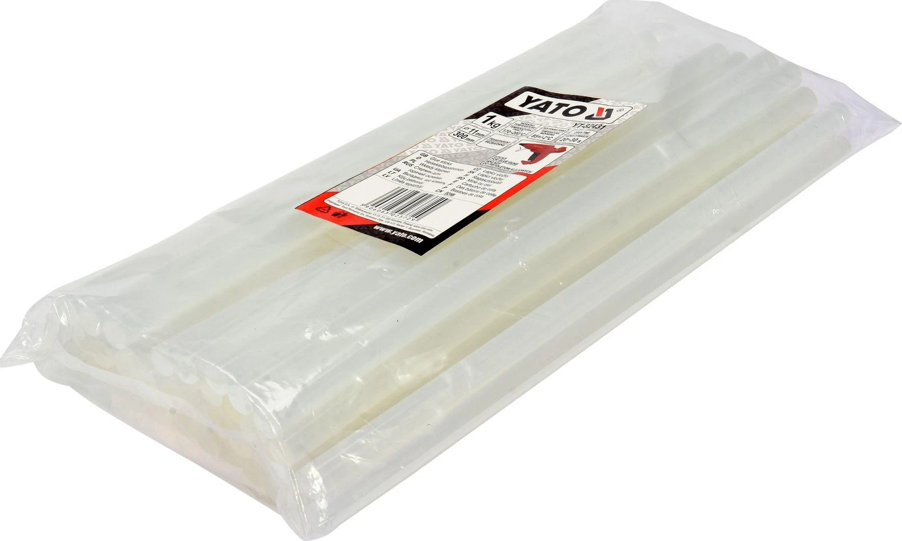 Toya Sa Poland YATO WKŁAD KLEJOWY TERMOTOPLIWY 11,2x300mm 1kg