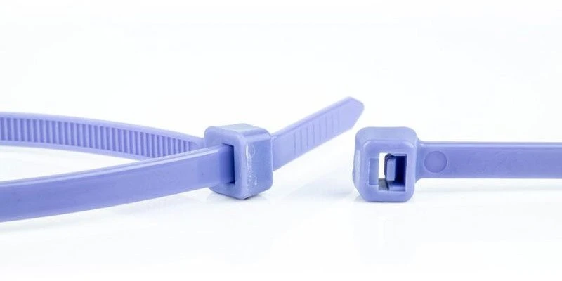 Nezatříděno Organizer WKK 110226771 opaska kablowa Zwalniana opaska kablowa Plastik, Poliamidowy Violetinis 100 vnt.