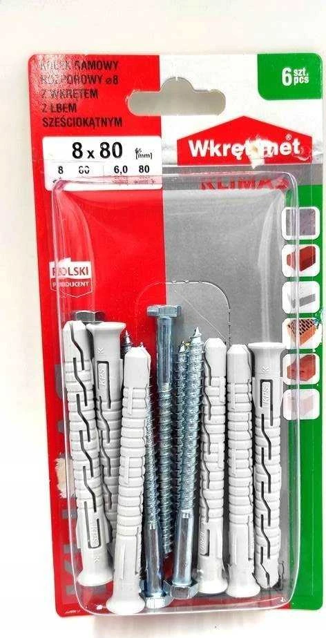Klimas Įvaras Wkret-Met KPR-PIKE K, universalūs 8 mm x 80 mm 6 vnt.