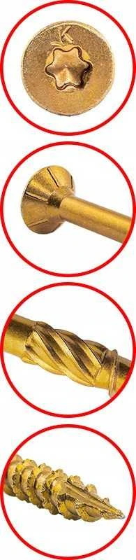 Klimas Medsraigtis Wkret-Met KMWHT-60260, 6 x 260 mm, 100 vnt.