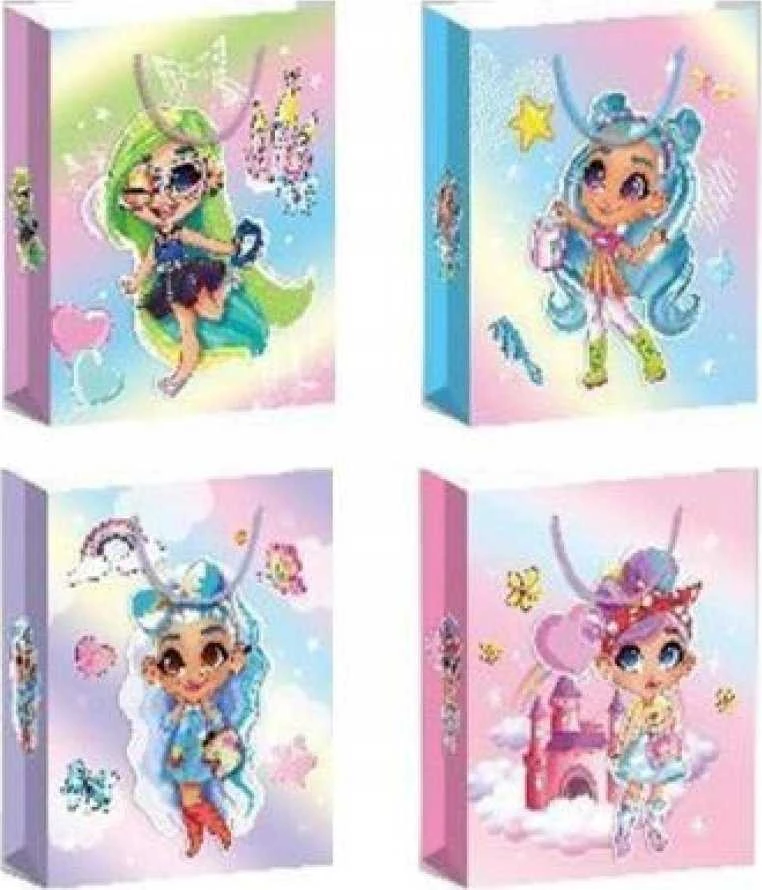 Dovanų maišeliai su animaciniais herojais ir ryškiais piešiniais