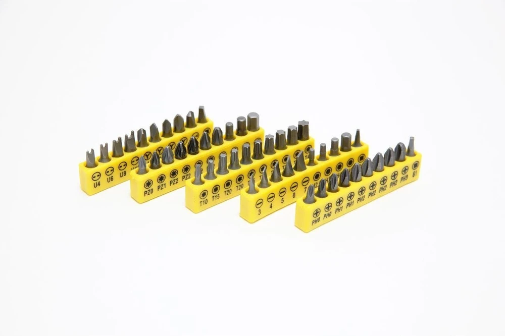 WMC TOOLS Rinkinys atsuktuvai ir antgaliai su magnetu, 65 vnt.