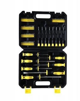 WMC TOOLS Rinkinys atsuktuvai ir antgaliai su magnetu, 65 vnt.