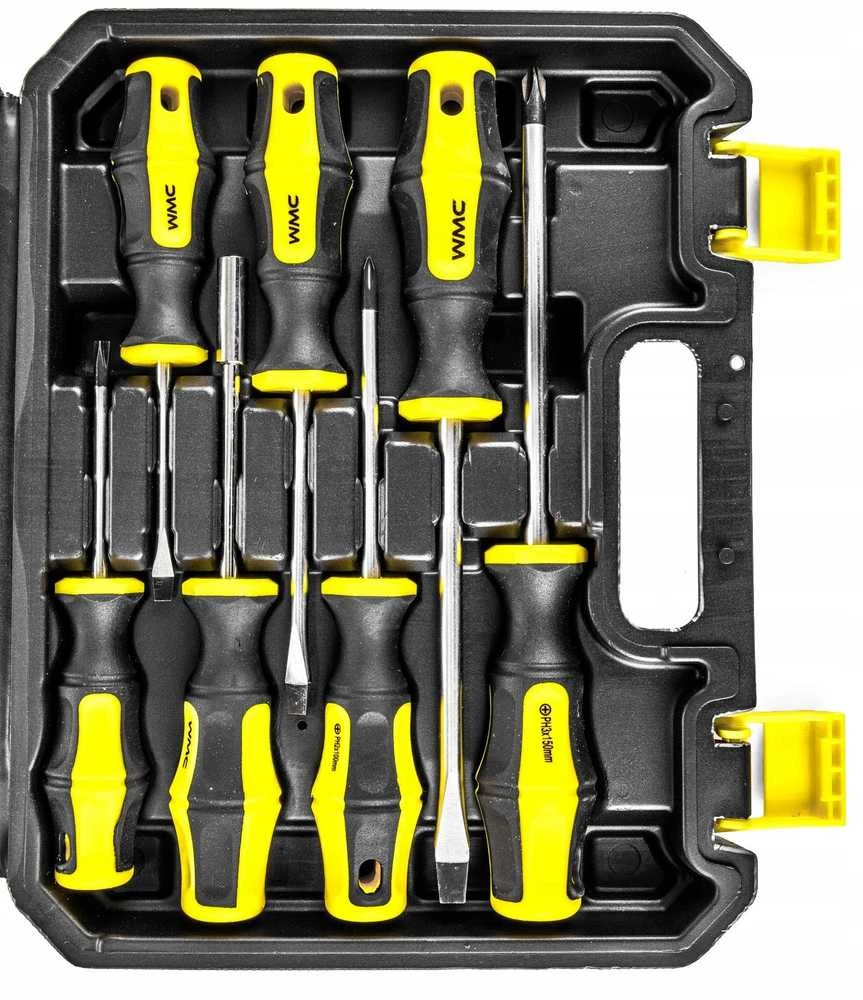 WMC TOOLS Rinkinys atsuktuvai ir antgaliai su magnetu, 65 vnt.