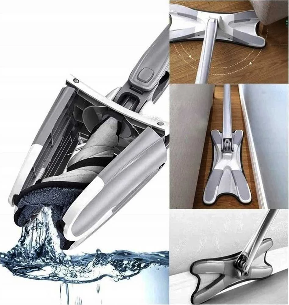 WMC TOOLS Šluostė grindims su išspaudimu X (žalia)