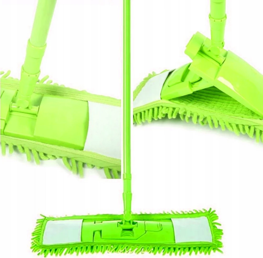 WMC TOOLS Šluostė grindims su išspaudimu X (žalia)