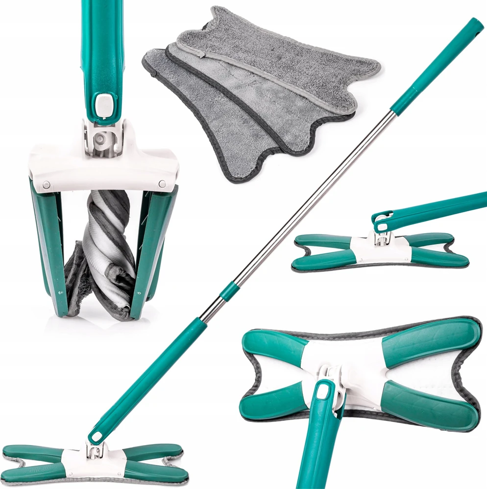 WMC TOOLS Šluostė grindims su išspaudimu X (žalia)