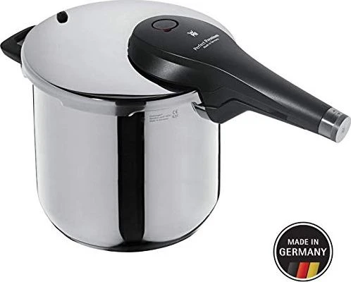 WMF Greitpuodis WMF Perfect Premium 6,5 l, greitpuodis 22 cm, poliruotas nerūdijantis plienas Cromargan, indukcija, virimo lygiai 2, daugiafunkcinė rankenėlė