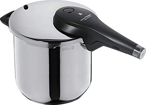 WMF Greitpuodis WMF Perfect Premium 6,5 l, greitpuodis 22 cm, poliruotas nerūdijantis plienas Cromargan, indukcija, virimo lygiai 2, daugiafunkcinė rankenėlė