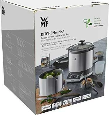 WMF 04.1526.0011 ryžių virimo aparatas Nerūdijančiojo plieno 1 L 220 W