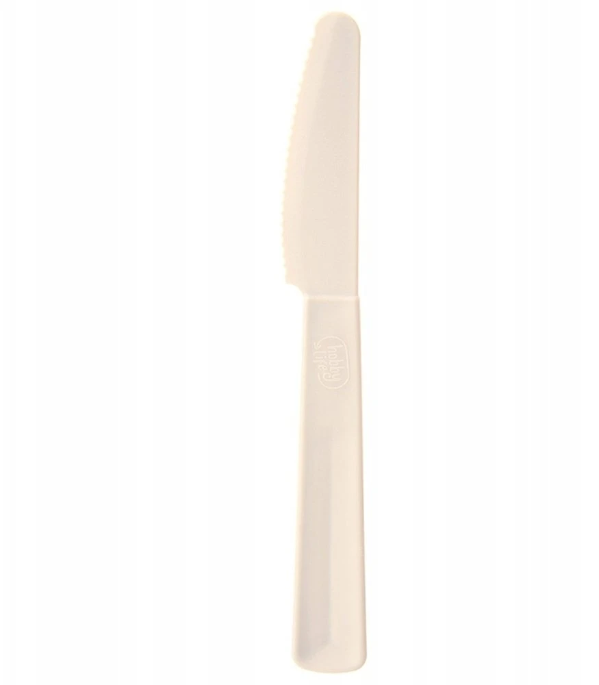 WMF Orion plastikiniai stalo peiliai Sandy 6 vnt. kreminiai