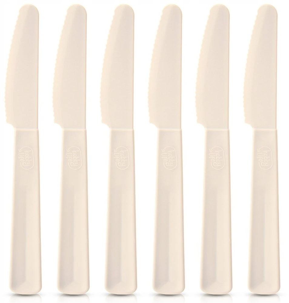 WMF Orion plastikiniai stalo peiliai Sandy 6 vnt. kreminiai
