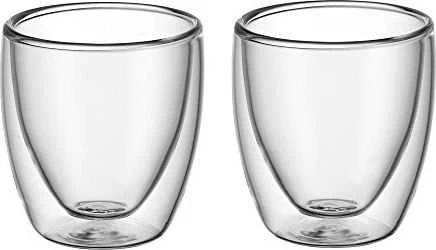 WMF Rinkinys WMF Kult dvigubos sienelės espreso stiklinės, 2 vnt., A 6,5 cm, V 80 ml, termo stiklas, atsparus karščiui, galima plauti indaplovėje