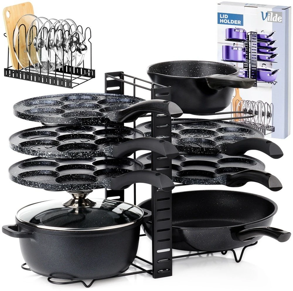 WMF Vilde metalinis juodas stovas 2 viename 47x21x38 cm