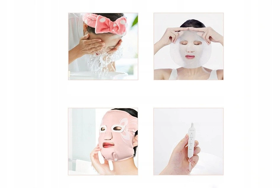 Atsparus vandeniui mask with light therapy ANLAN 01-AGZMZ