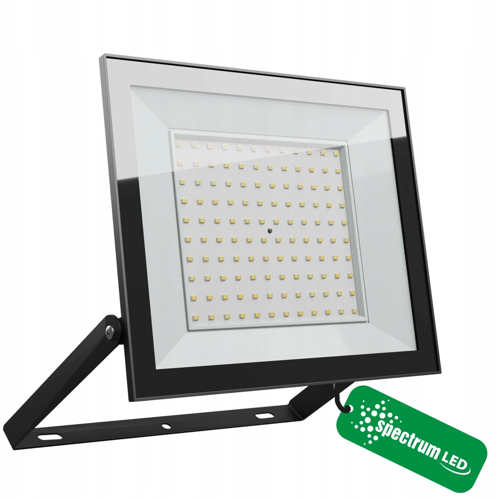 Spectrum PROŽEKTORIUS LAUKO LED 100W 230V NW IP65 Juodas