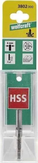 Wolfcraft Medžio freza HSS 6X16X6 mm