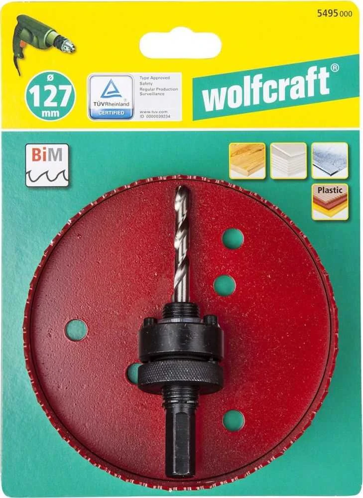 Grąžtas Wolfcraft Otwornica BiM 127 mm Wolfcraft - pilnai