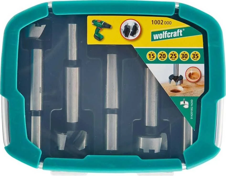 Wolfcraft FREZŲ MEDŽIO KOMPLEKT LANKSTAMS 1002000