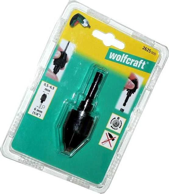 Greitos fiksacijos griebtuvas Wolfcraft 2625000; 0,5-6,5 mm; 1/4''