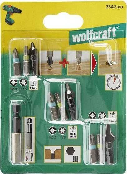 Wolfcraft Rinkinys skylėms gręžti ir varžtams sukti