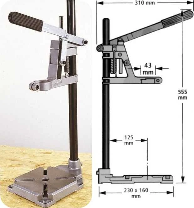 Gręžimo stovas Wolfcraft 3406000