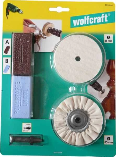 Poliravimo komplektas Wolfcraft 2178000