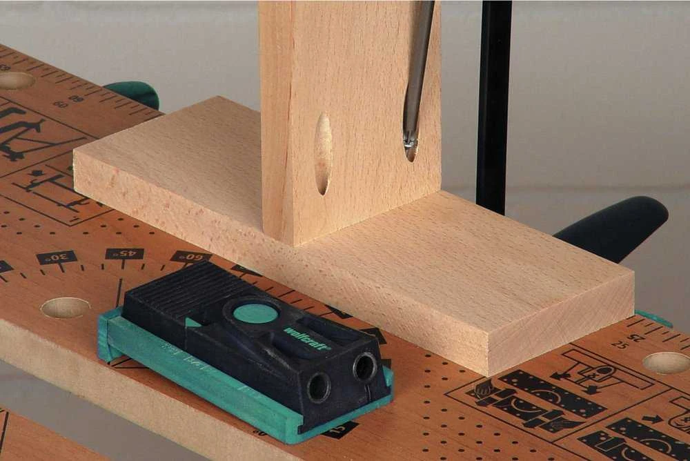 wolfcraft pagalbinis šablonas paslėptų skylių gręžimui 4642000